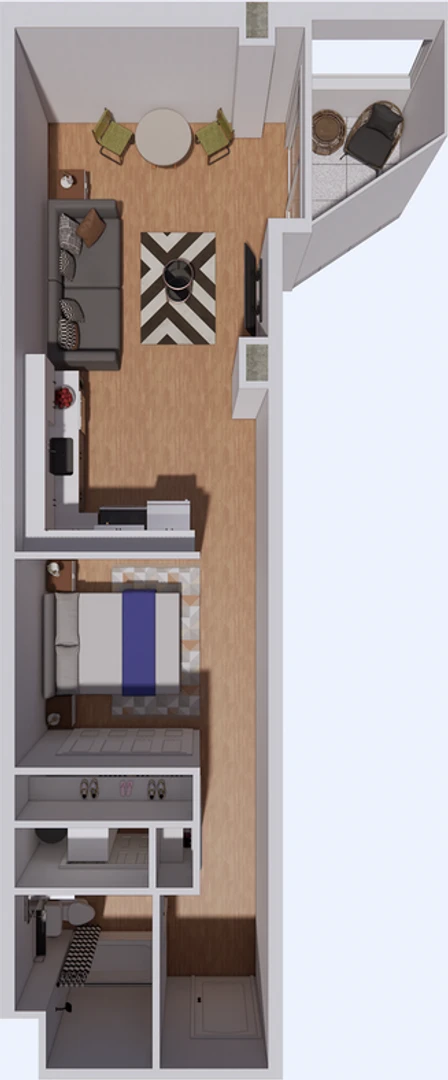 Zimmer mit Doppelbett zu vermieten Seattle
