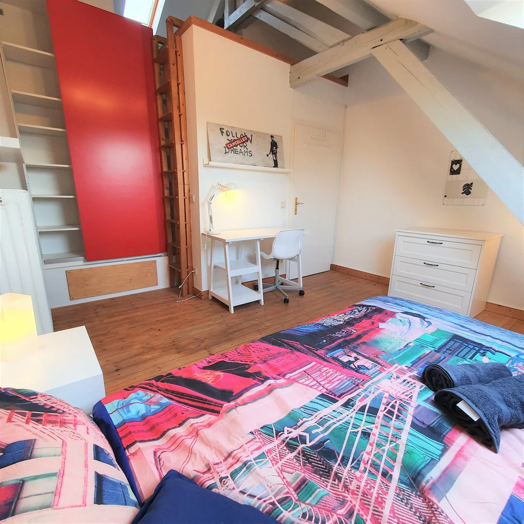 Bonn de çift kişilik yataklı kiralık oda