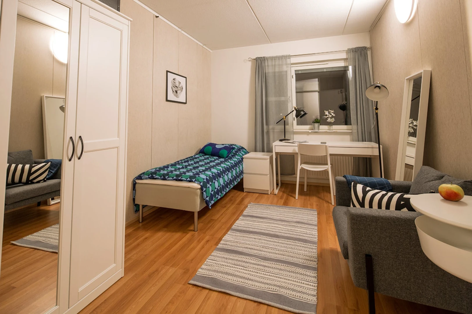 Habitación en alquiler con cama doble Helsinki