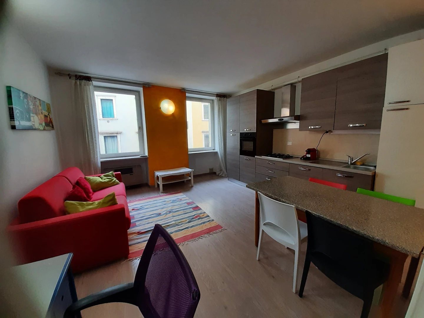 Apartamento totalmente mobilado em Trento