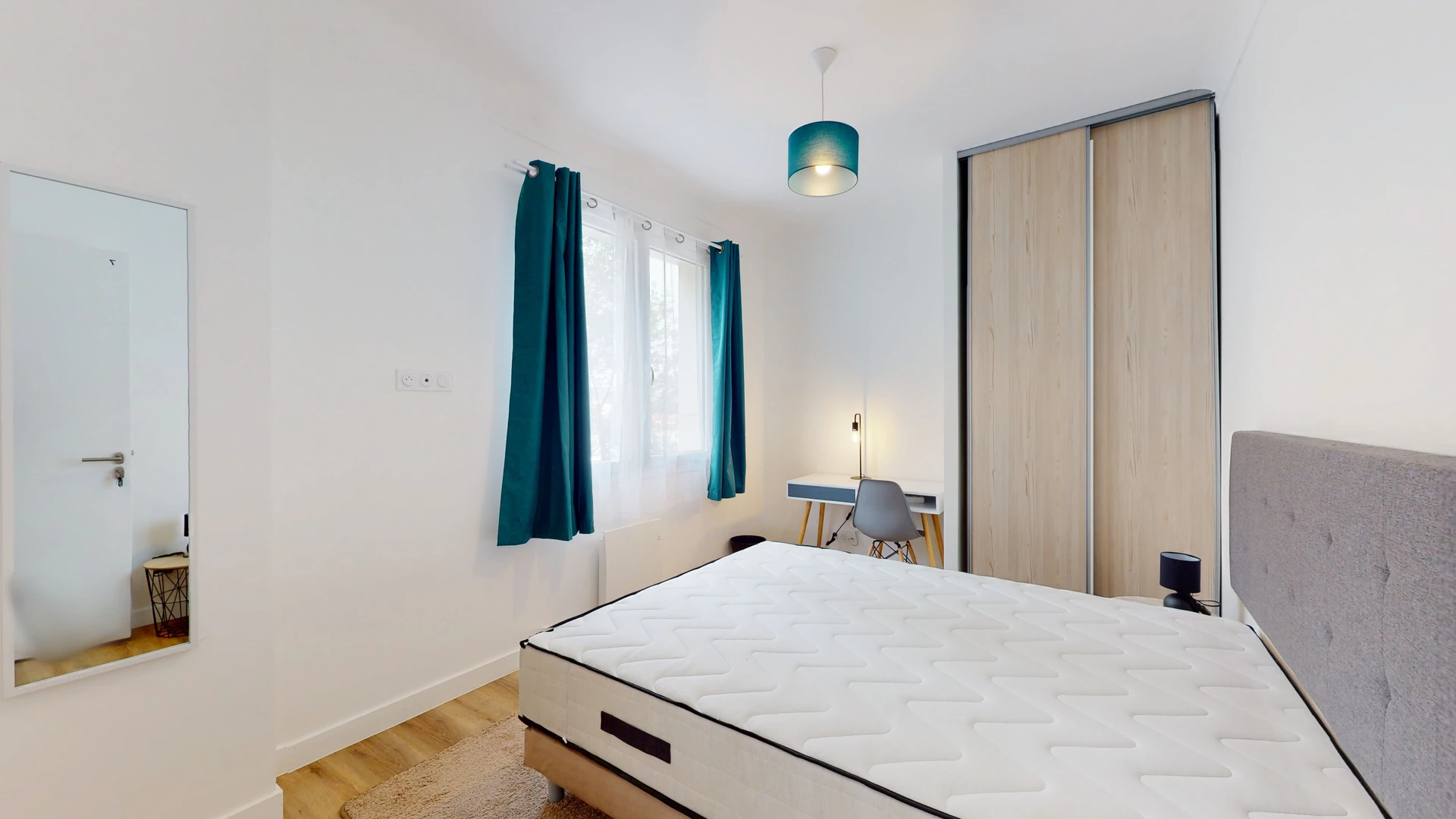 Habitación en alquiler con cama doble Nantes