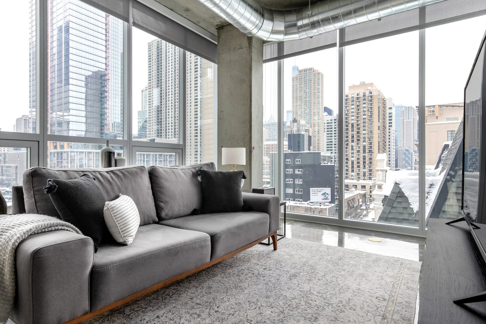 Apartamento totalmente mobilado em Chicago