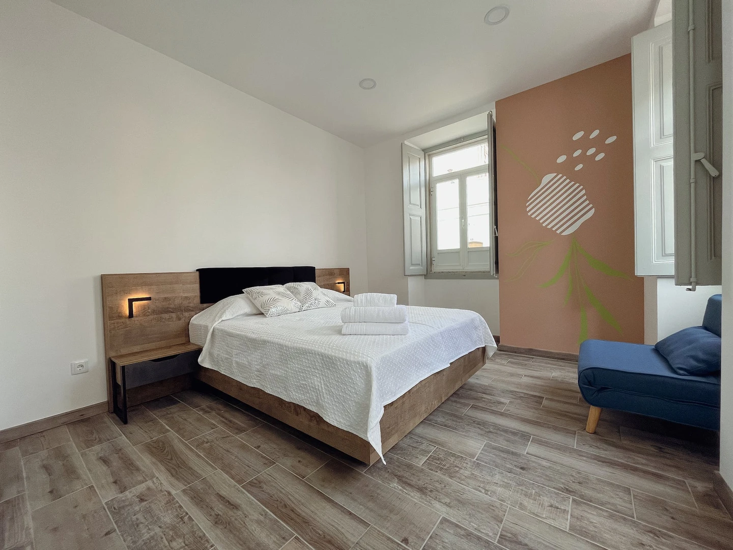 Chambre à louer avec lit double Faro