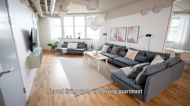 Chambre à louer dans un appartement en colocation à Stockholm