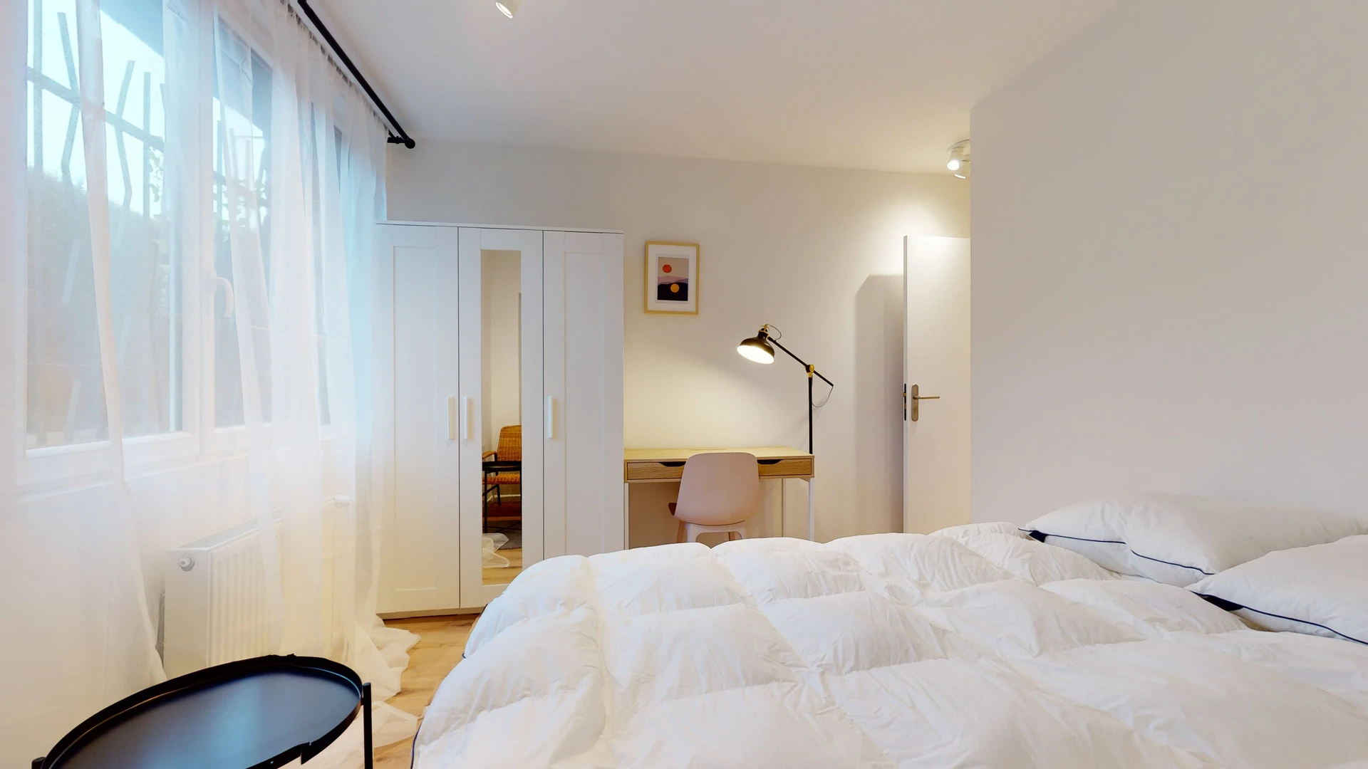 Habitación en alquiler con cama doble París