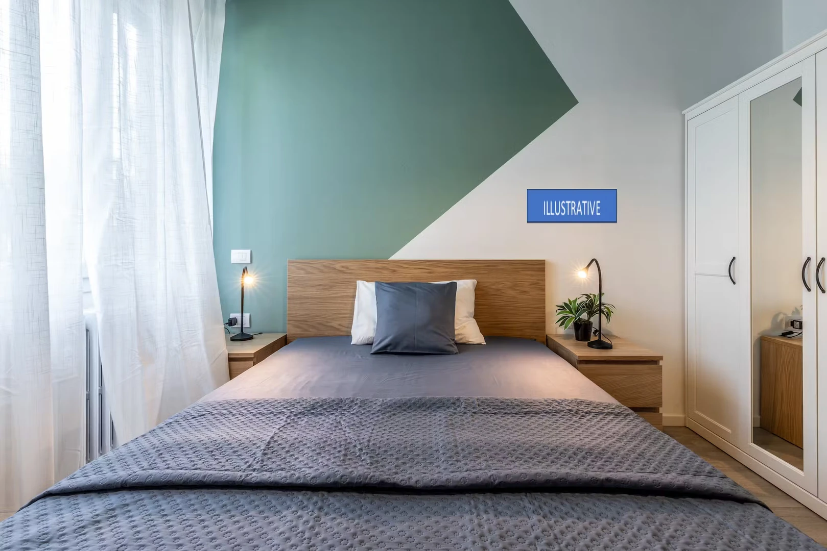 Pokój do wynajęcia z podwójnym łóżkiem w Pavia