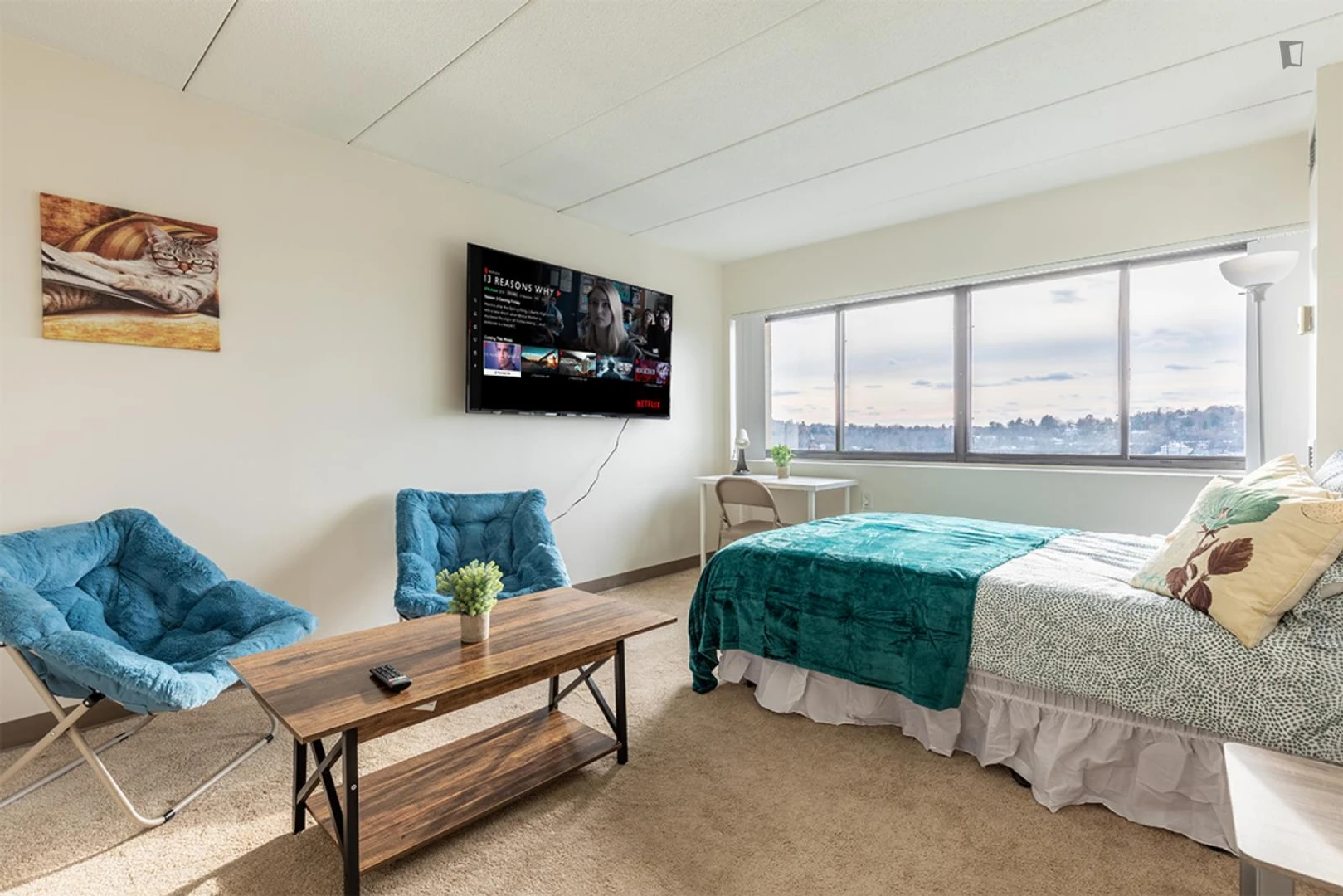 Habitación en alquiler con cama doble Boston