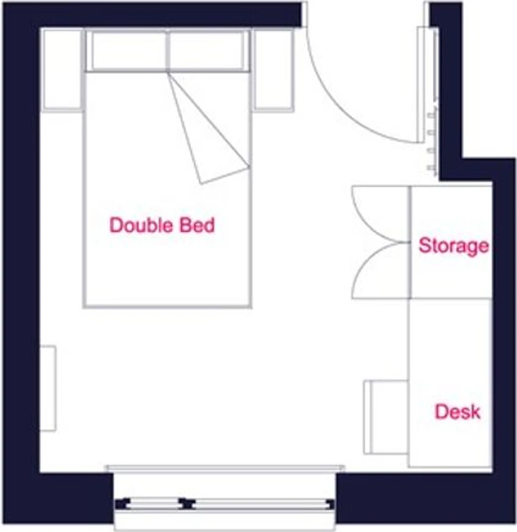 Shared room in 3-bedroom flat Cambridge
