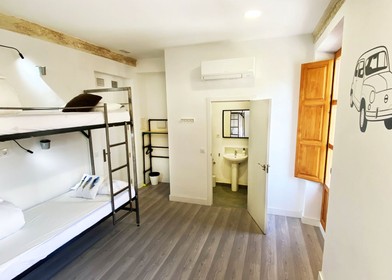 Mehrbettzimmer in 3-Zimmer-Wohnung Granada