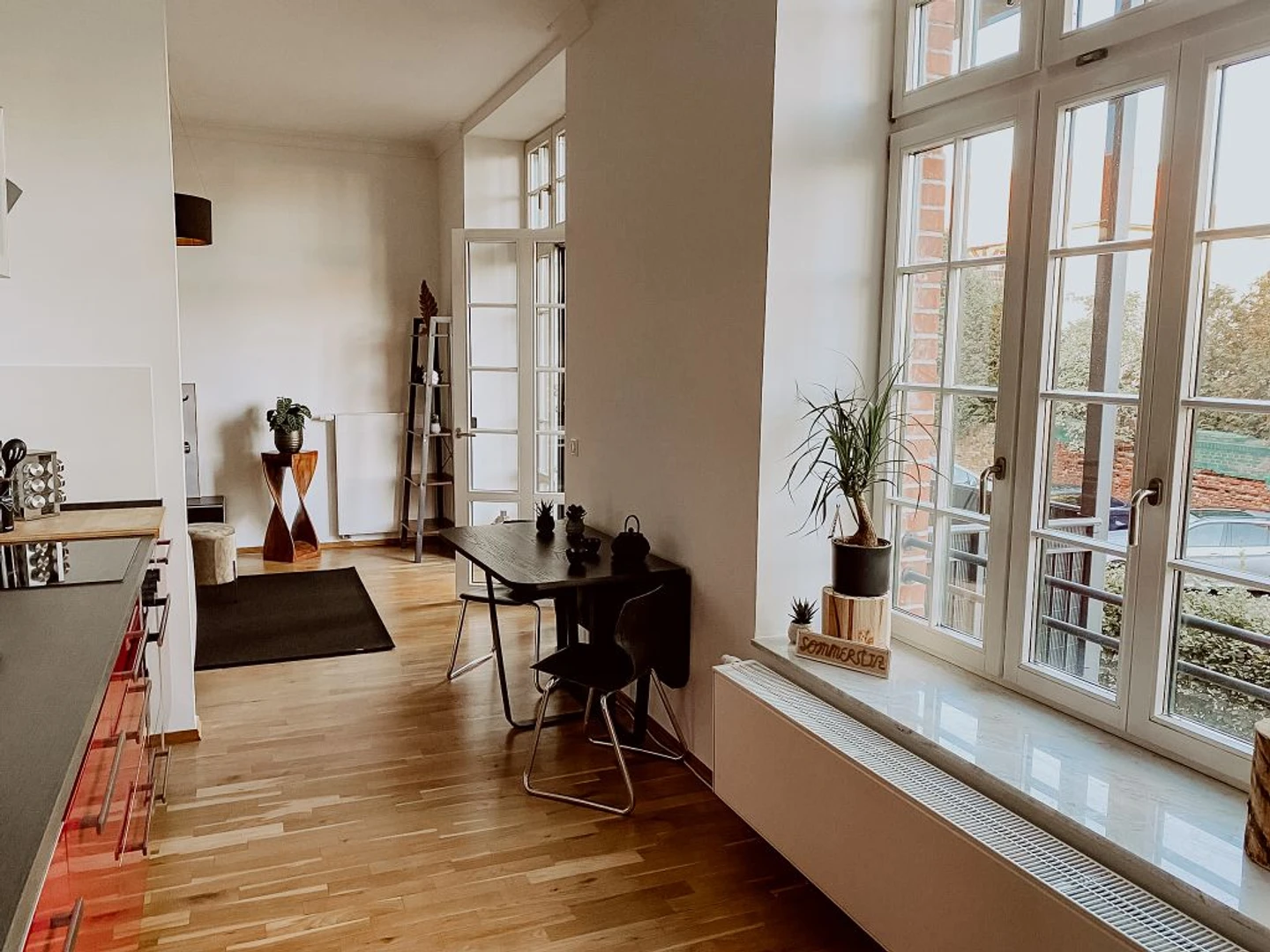 Very bright studio for rent in Leipzig