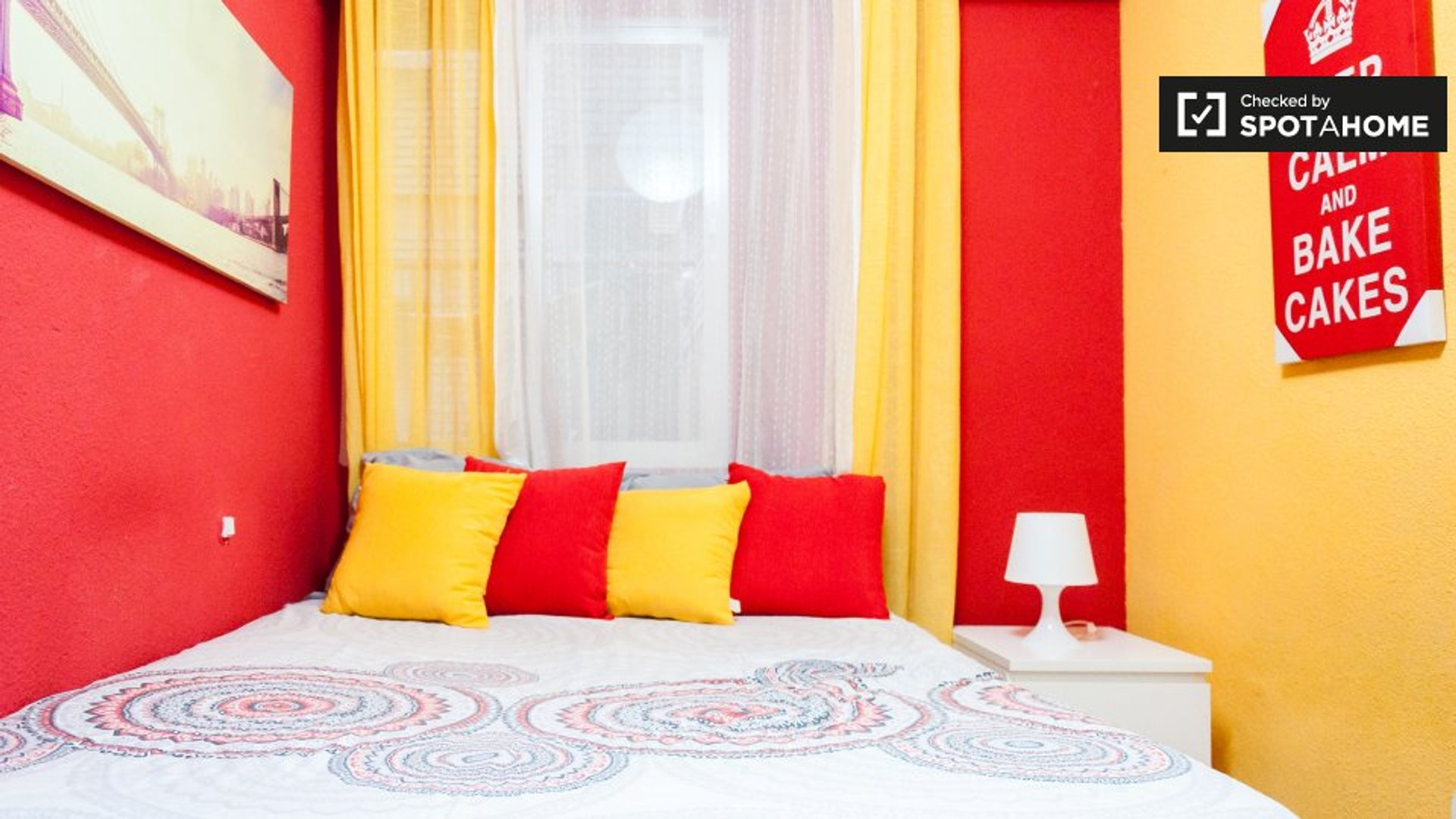 Pokój do wynajęcia z podwójnym łóżkiem w Alcalá De Henares
