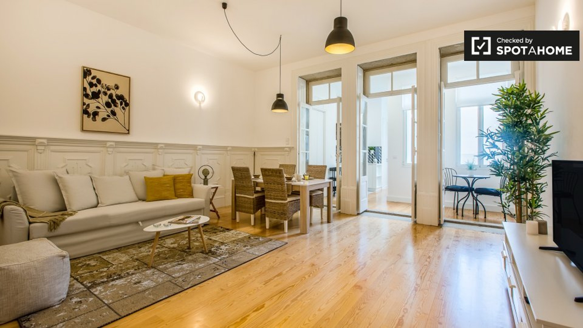 Appartement entièrement meublé à Porto