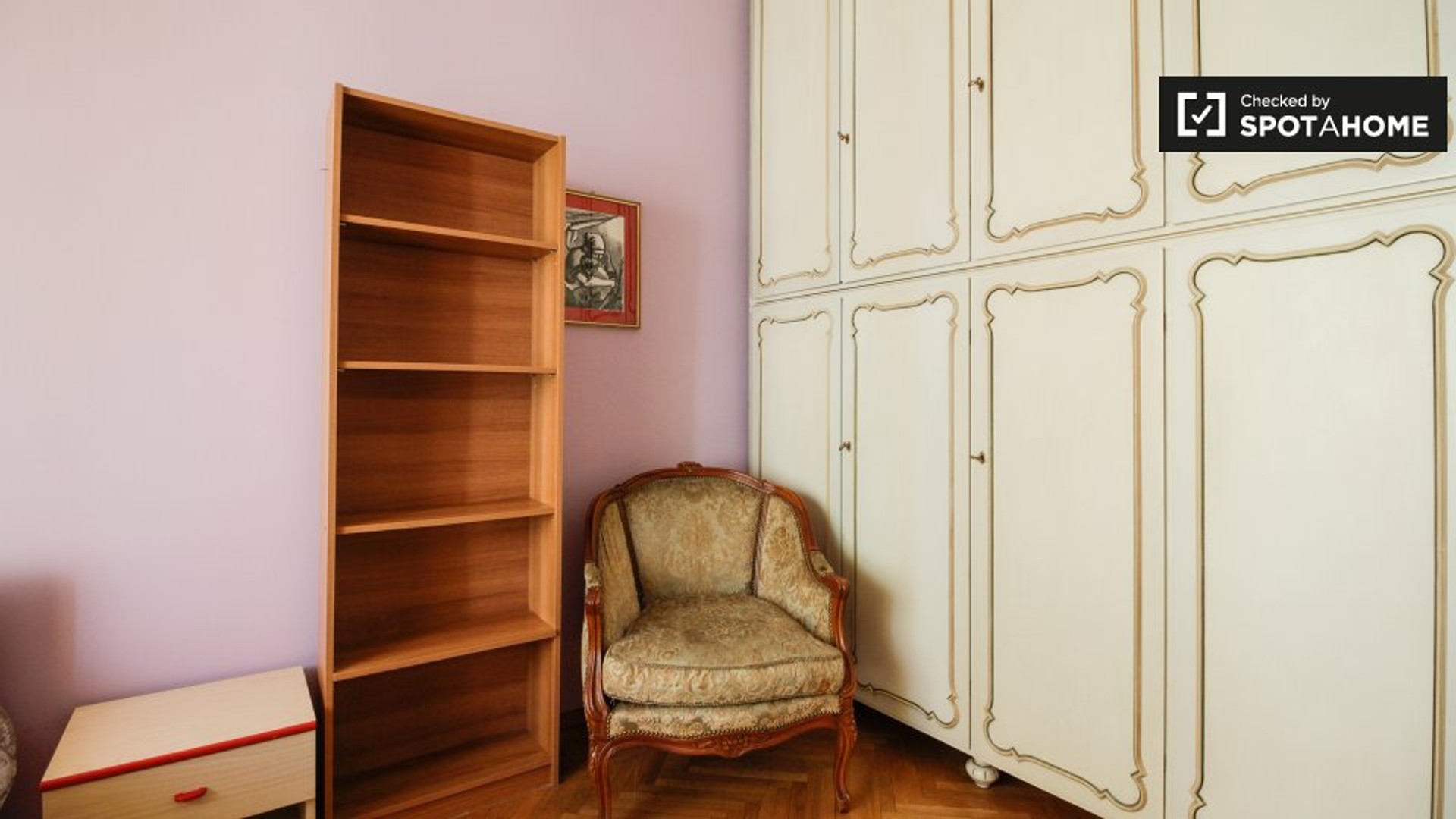 Chambre à louer avec lit double Turin